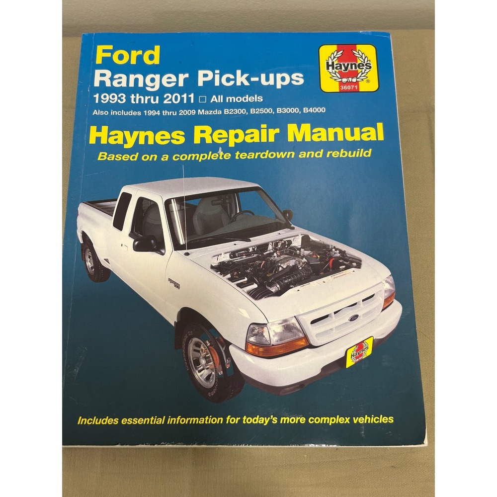 Haynes Repair Manual for Ford Ranger Pick-ups‎  and Mazda B-series